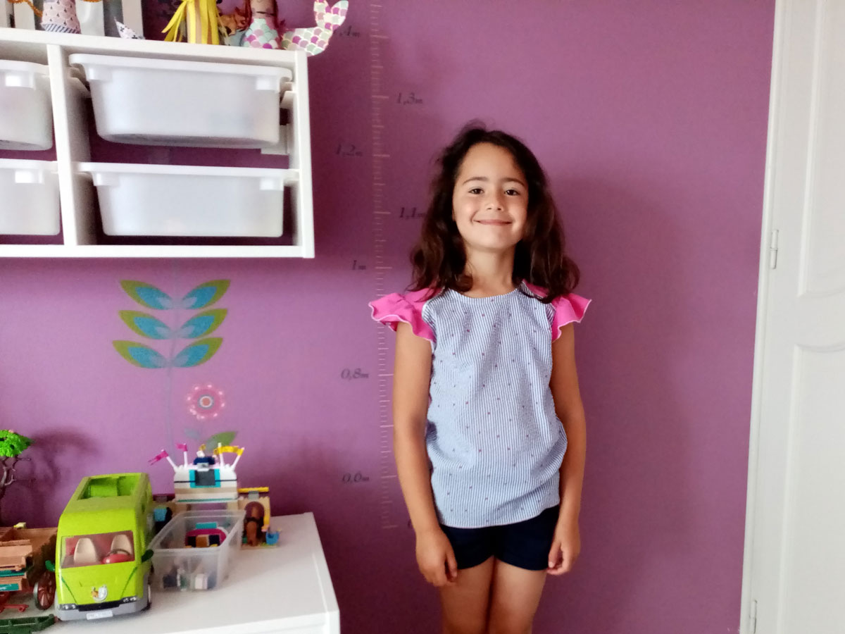 Photo blouse fille devant
