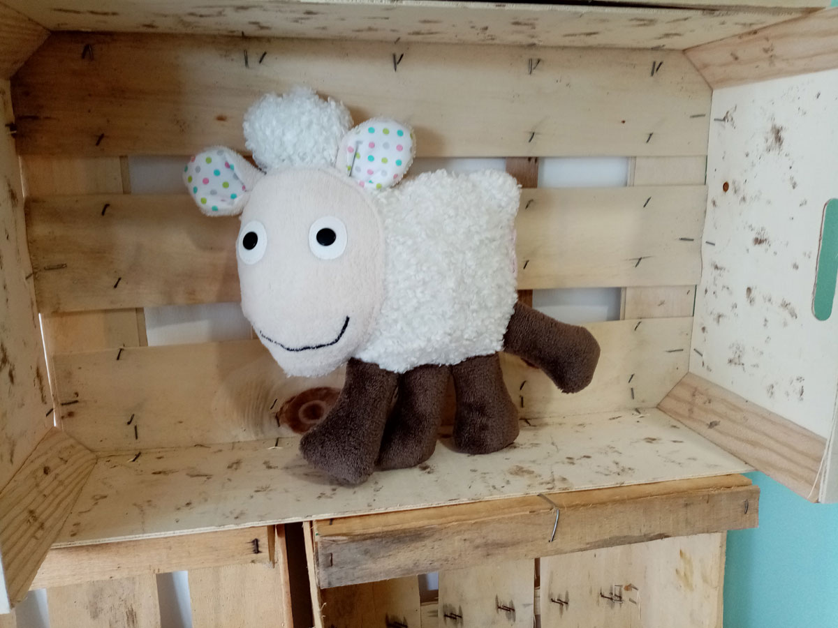 Photo peluche mouton