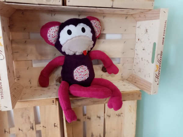 Photo peluche singe