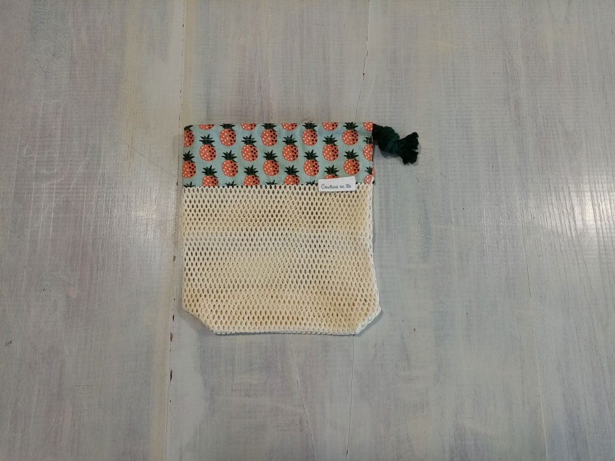 photo sac à fruits ananas